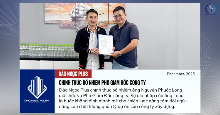Đảo Ngọc Plus Chính Thức Bổ Nhiệm Ông Nguyễn Phước Long Giữ Chức Phó Giám Đốc